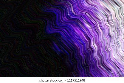 Dark Purple vector template with bubble shapes. A completely new color illustration in marble style. New composition for your brand book.
