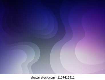 Dark Purple vector template with bubble shapes. Shining crooked illustration in marble style. A new texture for your  ad, booklets, leaflets.