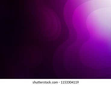 Dark Purple vector template with bubble shapes. A completely new color illustration in marble style. A completely new marble design for your business.