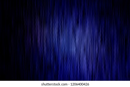 Dark Purple vector template with bubble shapes. Glitter abstract illustration with wry lines. Pattern for your business design.