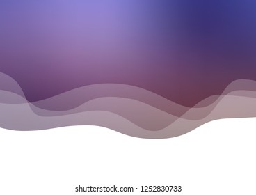 Dark Purple vector template with bubble shapes. Shining crooked illustration in marble style. Brand new design for your ads, poster, banner.