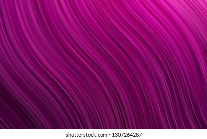 Dark Purple vector template with bubble shapes. Shining illustration, which consist of blurred lines, circles. A new texture for your  ad, booklets, leaflets.