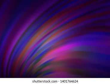 Dark Purple vector template with bubble shapes. Creative illustration in halftone marble style with gradient. The best blurred design for your business.