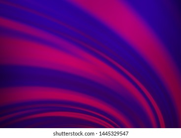 Dark Purple vector template with bubble shapes. Creative illustration in halftone marble style with gradient. Brand new design for your ads, poster, banner.