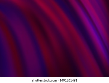 Dark Purple vector template with bubble shapes. An elegant bright illustration with gradient. The template for cell phone backgrounds.