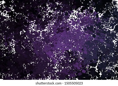 Dark Purple vector template with chaotic shapes. Simple colorful illustration with abstract gradient shapes. Simple design for your web site.