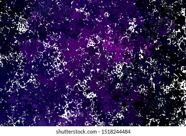 Dark Purple vector template with chaotic shapes. Illustration with colorful gradient shapes in abstract style. Modern design for your business card.