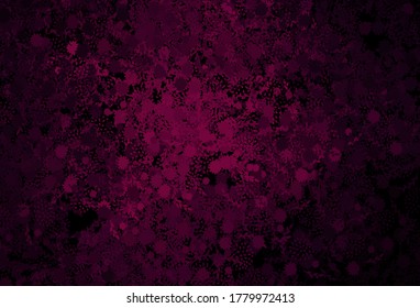 Dark Purple vector template with chaotic shapes. Modern abstract illustration with colorful random forms. Modern design for your business card.