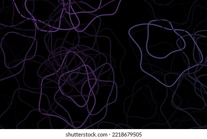 Dark Purple vector template with chaotic shapes. Simple colorful illustration with abstract gradient shapes. Modern design for your business card.
