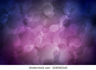 Dark Purple vector template with chaotic shapes. Simple colorful illustration with abstract gradient shapes. Modern design for your business card.