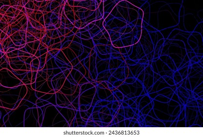 Plantilla de vector púrpura oscuro con formas caóticas. Formas caóticas coloridas con gradiente en estilo moderno. Diseño sencillo para su sitio web.
