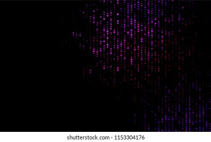 Dark Purple vector  template with circles. Beautiful colored illustration with blurred circles in nature style. The pattern can be used for aqua ad, booklets.