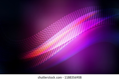 Dark Purple vector template with circles, triangles. Decorative design in abstract style with triangle structure. Pattern for textures of wallpapers.
