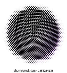 Dark Purple vector template with circles. Abstract decorative design in gradient style with bubbles. New template for your brand book.