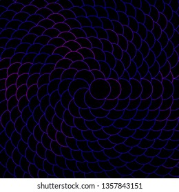 Dark Purple vector template with circles. Illustration with set of shining colorful abstract spheres. Design for posters, banners.