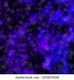 Dark Purple vector template with circles. Colorful illustration with gradient dots in nature style. Design for posters, banners.