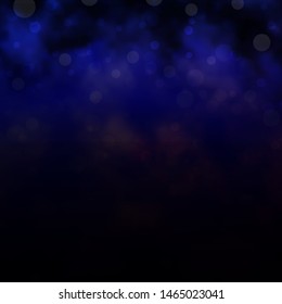 Dark Purple vector template with circles. Abstract colorful disks on simple gradient background. Pattern for business ads.