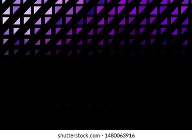 Dark Purple vector template with circles. Beautiful colored illustration with blurred circles in nature style. Design for business adverts.