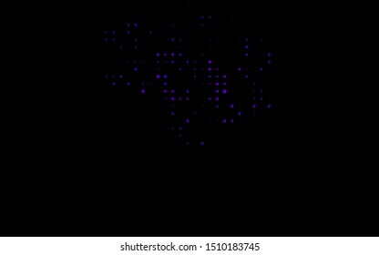 Dark Purple vector template with circles. Blurred bubbles on abstract background with colorful gradient. Pattern for beautiful websites.