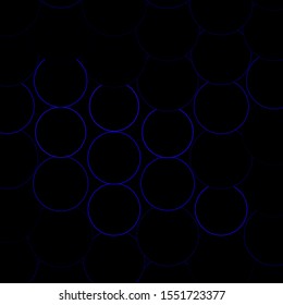Dark Purple vector template with circles. Colorful illustration with gradient dots in nature style. Pattern for websites.