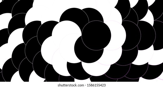 Dark Purple vector template with circles. Abstract illustration with colorful spots in nature style. Design for your commercials.