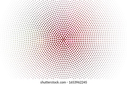 Dunkelviolette Vektorillustration-Vorlage mit Kreisen. Illustration mit leuchtenden bunten abstrakten Kreisen. Muster für Werbung, Prospekte.