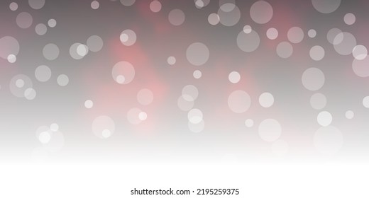 Plantilla de vector púrpura oscuro con círculos. Ilustración abstracta moderna con formas de círculo coloridas. Patrón de folletos, folletos.