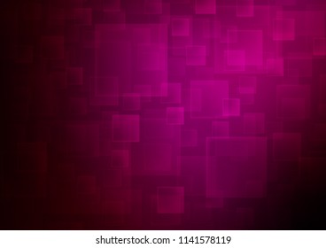 Dark Purple vector template with crystals, rectangles. Modern abstract illustration with colorful rectangles. Pattern for busines ad, booklets, leaflets