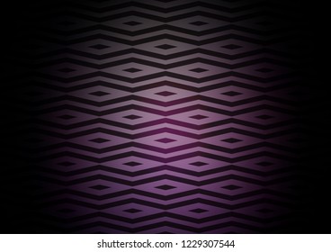 Dark Purple vector template with crystals, triangles. Illustration with set of colorful triangles. Template for wallpapers.