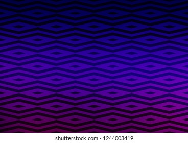 Dark Purple vector template with crystals, triangles. Abstract gradient illustration with triangles. Pattern for busines ad, booklets, leaflets