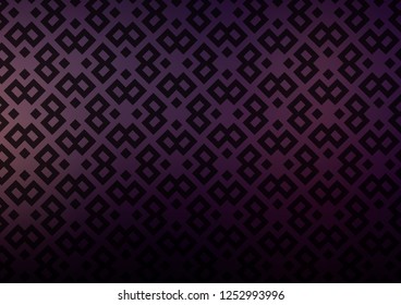 Dark Purple vector template with crystals, rectangles. Decorative design in abstract style with rectangles. Modern template for your landing page.