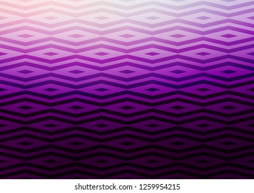 Dark Purple vector template with crystals, triangles. Illustration with set of colorful triangles. Pattern can be used for websites.