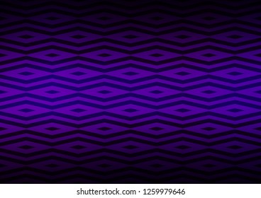 Dark Purple vector template with crystals, triangles. Modern abstract illustration with colorful triangles. Best design for your ad, poster, banner.
