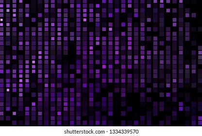 Dark Purple vector template with crystals, rectangles. Decorative design in abstract style with rectangles. Pattern for commercials.