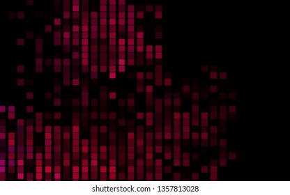 Dark Purple vector template with crystals, rectangles. Beautiful illustration with rectangles and squares. Pattern can be used for websites.