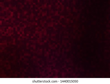 Dark Purple vector template with crystals, rectangles. Decorative design in abstract style with rectangles. Pattern for commercials.