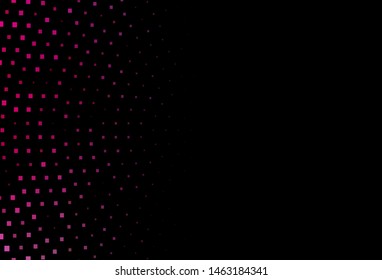 Dark Purple vector template with crystals, rectangles. Decorative design in abstract style with rectangles. Pattern can be used for websites.
