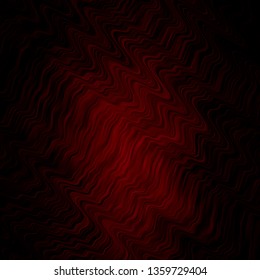 Dark Purple vector template with curves. Abstract illustration with gradient bows. Pattern for websites, landing pages.