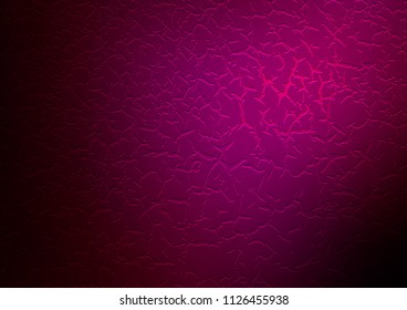 Dark Purple vector template with fractured lines. An elegant bright illustration with gradient. The elegant pattern for brand book.
