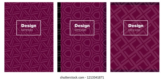 Dark Purple vector template for journals. Modern abstract design concept with colorful gradient. Pattern for business books, journals.