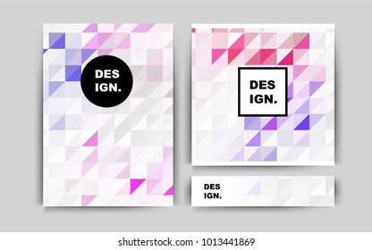 Dark Purple vector template for landing pages. Booklet with textbox on colorful abstract background. New design for a poster, banner of your website.