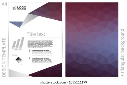 Dark Purple vector  template for landing pages. Web interface on abstract background with colorful gradient. Pattern for ads, leaflets, labels of your business.