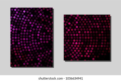 Dark Purple vector template for landing pages. Abstract booklet on colored background with gradient. Pattern for ads, leaflets, labels of your business.