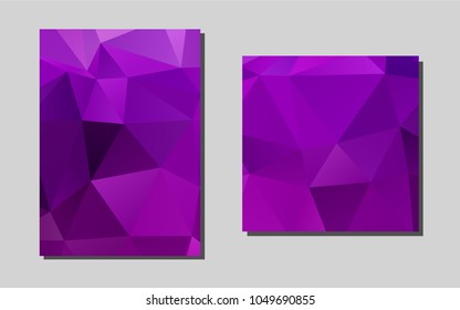 Dark Purple vector template for landing pages. Glitter abstract design concept with text box. New design for a poster, banner of your website.