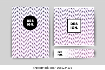 Dark Purple vector template for landing pages. Abstract booklet on colored background with gradient. New design for a poster, banner of your website.