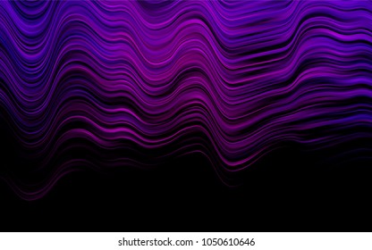 Dark Purple vector template with lava shapes. Colorful abstract illustration with gradient lines. The template for cell phone backgrounds.