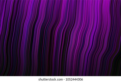 Dark Purple vector template with lava shapes. A sample with blurred bubble shapes. A completely new template for your business design.