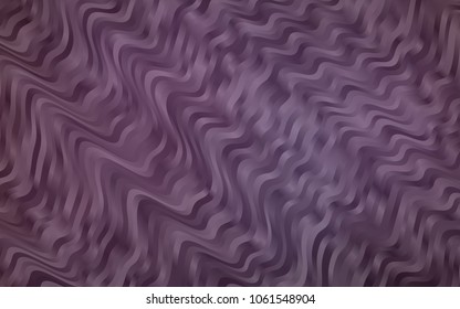 Dark Purple vector template with lava shapes. Shining illustration, which consist of blurred lines, circles. Textured wave pattern for backgrounds.