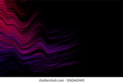 Dark Purple vector template with lava shapes. Creative geometric illustration in marble style with gradient. The template for cell phone backgrounds.