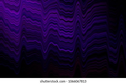 Dark Purple vector template with lava shapes. A completely new color illustration in marble style. The template for cell phone backgrounds.